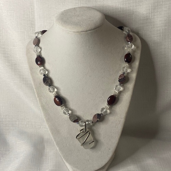 Handcrafted “The Sea Glass Necklace” - Picture 1 of 5